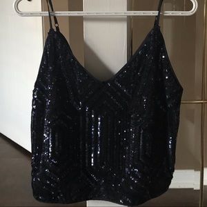 Forever21 Sequin Tank Top
